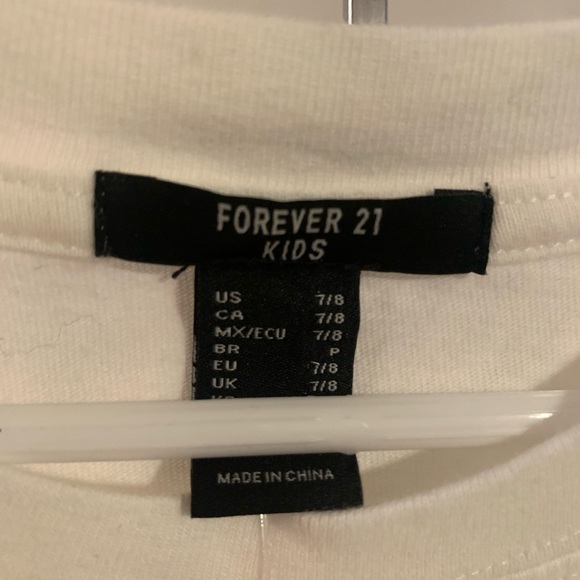 Forever 21 Kids T-Shirt Size 7/8 NWT - Picture 3 of 4